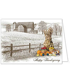 Cards: Thanksgiving Harvest Holiday Card